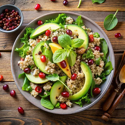 Avokádós Quinoa Tál